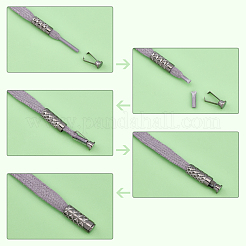 32 Sets 4 Colors Zinc Alloy Cord Ends&nbsp;FIND-PH0003-83