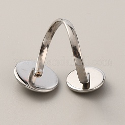 304 Stainless Steel Cuff Ring Findings&nbsp;FIND-WH0120-65P