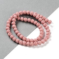 Synthetic Lava Rock Dyed Beads Strands&nbsp;G-H311-08A-08
