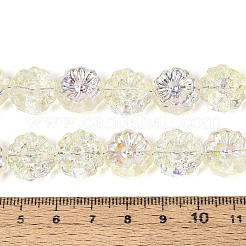 Electroplate Transparent Glass Beads Strands&nbsp;EGLA-N055-01I
