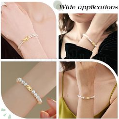 6Pcs 3 Styles 304 Stainless Steel Fold Over Clasps&nbsp;STAS-PH0006-08