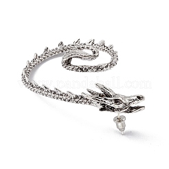 Alloy Dragon Stud Earrings&nbsp;EJEW-C046-04AS
