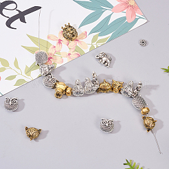 Tibetan Style Alloy Beads and Beads Spacers&nbsp;TIBEB-PH0004-69