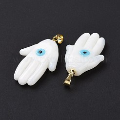 Handmade Lampwork Pendants&nbsp;LAMP-P057-02G-06