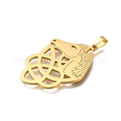 304 Stainless Steel Pendants&nbsp;STAS-S150-01G-A