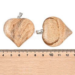 Natural Picture Jasper Pendants&nbsp;GG-K002-04R