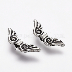 Tibetan Style Alloy Angel Wing Beads&nbsp;LS-TIBEB-4999-AS-NR