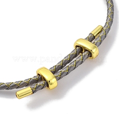 Adjustable Polyester Cord Braided Bracelets&nbsp;BJEW-Z085-01G-20