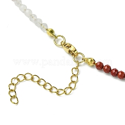 3.5mm Chakra Gemstone Round Beaded Necklaces&nbsp;NJEW-JN05161
