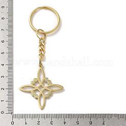 201 Stainless Steel Keychains&nbsp;KEYC-P019-02G