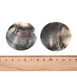 Natural Black Lip Shell Pendants&nbsp;BSHE-T014-41C