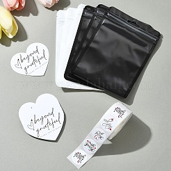Thanksgiving Day Theme Rectangle Plastic Packaging Yin-yang Resealable Bags&nbsp;OPP-FS0001-12