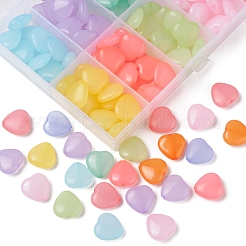 150Pcs 10 Style Transparent Acrylic Beads&nbsp;TACR-YW0001-55