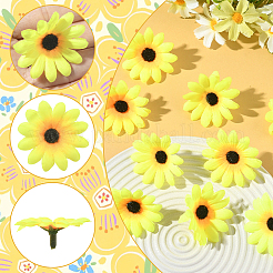 100Pcs Cloth Artificial Sunflower&nbsp;DIY-SP0005-96A