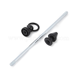 Alloy Bar Beadable Keychain for Jewelry Making DIY Crafts&nbsp;LS-KEYC-A015-01EB