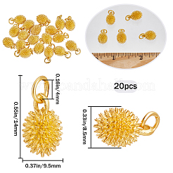 20PCS Rack Plating Alloy Charms&nbsp;PALLOY-SC0004-23