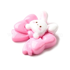 Pink Cute Opaque Resin Cabochon&nbsp;CRES-I040-01D