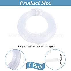 Hollow PVC Boning for Bridal Dress Bustle&nbsp;FIND-WH0018-40B