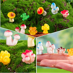 36Pcs 9 Styles Microlandscape Simulation Mushroom Pot Gardening for Doll&nbsp;RESI-SP0001-33