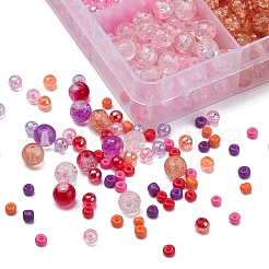 DIY Round Beads Jewelry Making Finding Kit&nbsp;DIY-YW0005-15B