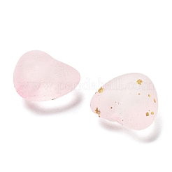 Frosted Transparent Acrylic Beads&nbsp;OACR-F013-02