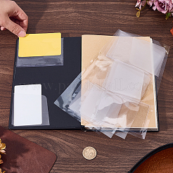 PVC Travel Notebook Storage Bag with 3 Pocket Stickers&nbsp;AJEW-CP0011-51