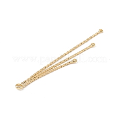 Brass Boston Link Chains Tassel Big Pendants&nbsp;LS-KK-P227-04G