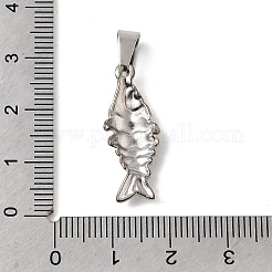 304 Stainless Steel Pendants&nbsp;STAS-B167-12A-P