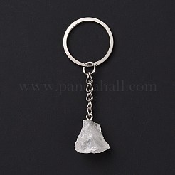 Natural Quartz Crystal Keychain&nbsp;G-E155-04P-01