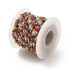 Brass Enamel Curb Chains&nbsp;CHC-C003-13G-18