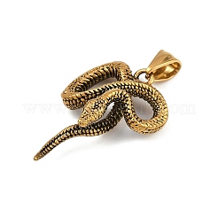 304 Stainless Steel Pendants&nbsp;STAS-V012-04AG