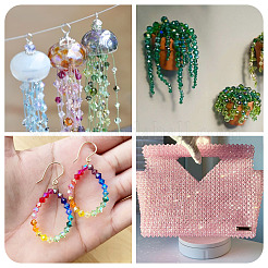 11 Strands 11 Styles Electroplate Glass Beads Strands&nbsp;EGLA-TA0003-01A