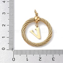 304 Stainless Steel Pendants&nbsp;STAS-D154-01V-G