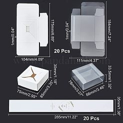 DIY Rectangle PVC with Paper Soap Packaging Boxes&nbsp;AJEW-WH0240-29