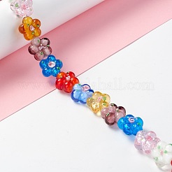 Handmade Lampwork Beads Strands&nbsp;LAMP-D015-08I