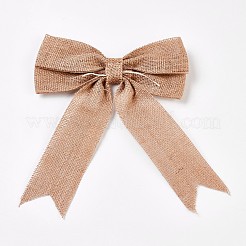 Linen Bowknot&nbsp;DIY-WH0089-02