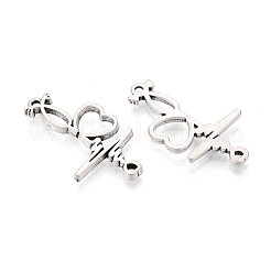 Tibetan Style Alloy Links/Connectors&nbsp;PALLOY-T090-91AS
