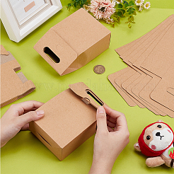 Rectangle Kraft Paper Gift Bags with Hole Handle&nbsp;CON-WH0088-84