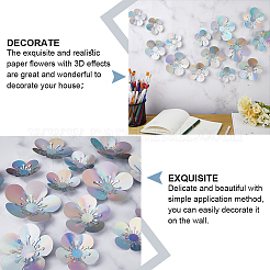 Laser Self-Adhesive 3D PVC Wall Stickers&nbsp;DIY-WH0013-69
