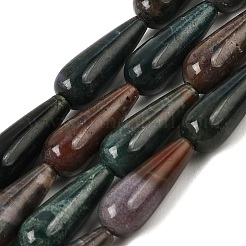 Natural Indian Agate Beads Strands&nbsp;GG-CBA0487-B01-8x21mm