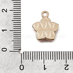 Alloy with Pink Enamel Charms&nbsp;AL-CBA2F44-05G