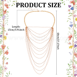 Iron Tassel Body Chain&nbsp;AJEW-WH0348-222KCG