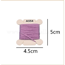 50 Colors Rainbow Color Polyester Embroidery Threads for Cross Stitch&nbsp;OCOR-YW0001-02M
