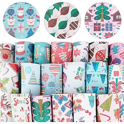 Christmas Theme Imitation Leather Fabric&nbsp;DIY-FG0001-03