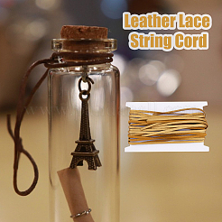 10Pcs Flat PU Leather Cord&nbsp;WL-DC0001-02E
