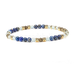 Stone Stretch Bracelets Set&nbsp;BJEW-JB07331