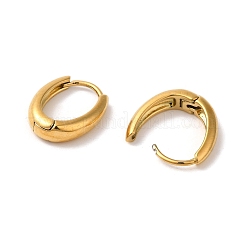 Brass Hoop Earrings&nbsp;EJEW-M261-01G-03-1