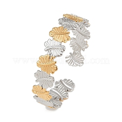304 Stainless Steel Cuff Bangles for Women&nbsp;BJEW-G757-05GP