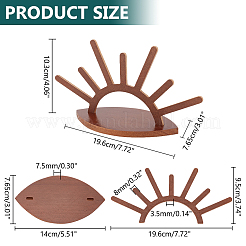Eye Moon Wood Ring Holder Display&nbsp;RDIS-WH0015-04