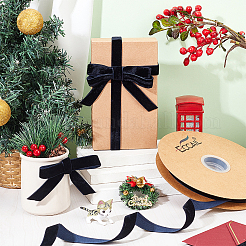Single Face Velvet Ribbons&nbsp;OCOR-WH0080-14A-01